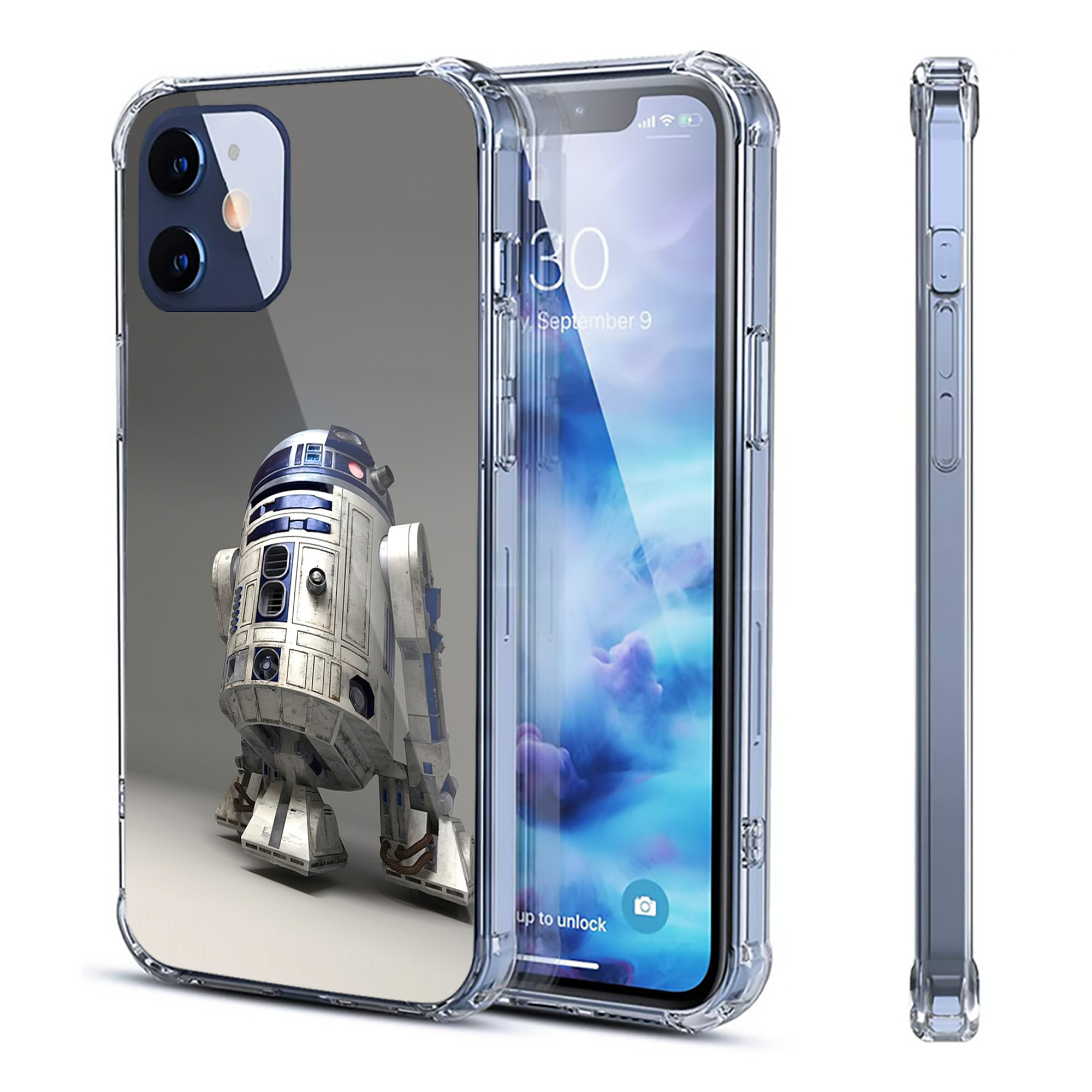 （画像用） スター・ウォーズ Star Wars 【iPhone 12シリーズ対応】透明スマホケース（クリアソフトケース）